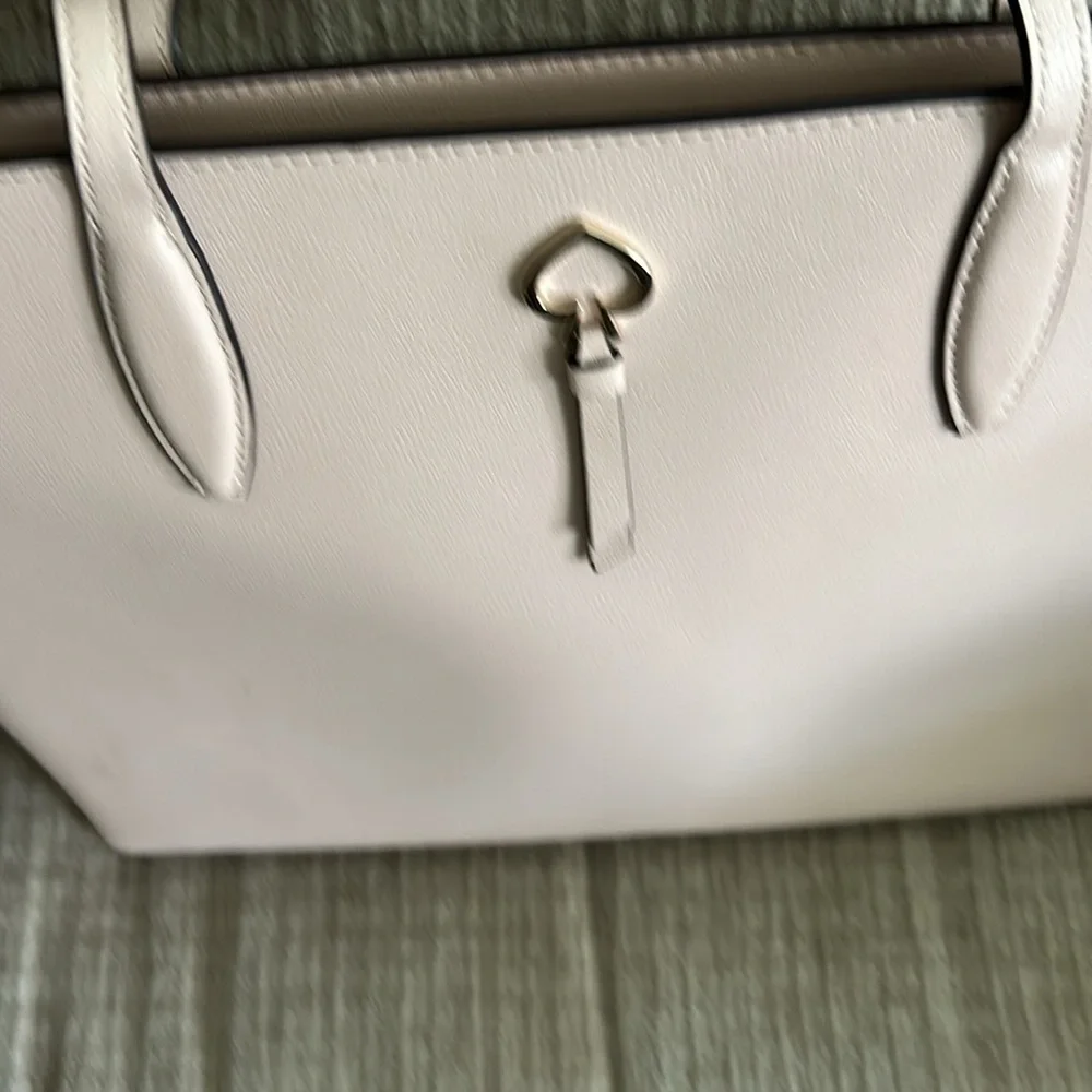 Kate Spade, New York Adele large tote Brixton Baker 10 1/2 x 14 x5 pinkish beige